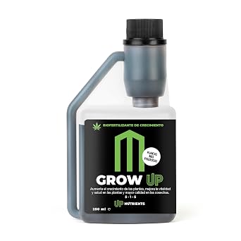 UP NUTRIENTS Bio Fertilizer GROW UP Plant Growth and Crop Growth 250ml - 100% Organic Stimulator Fertilizer - More Vitality and Health in Crops - More Quality Harvests - More Vigorous Plants