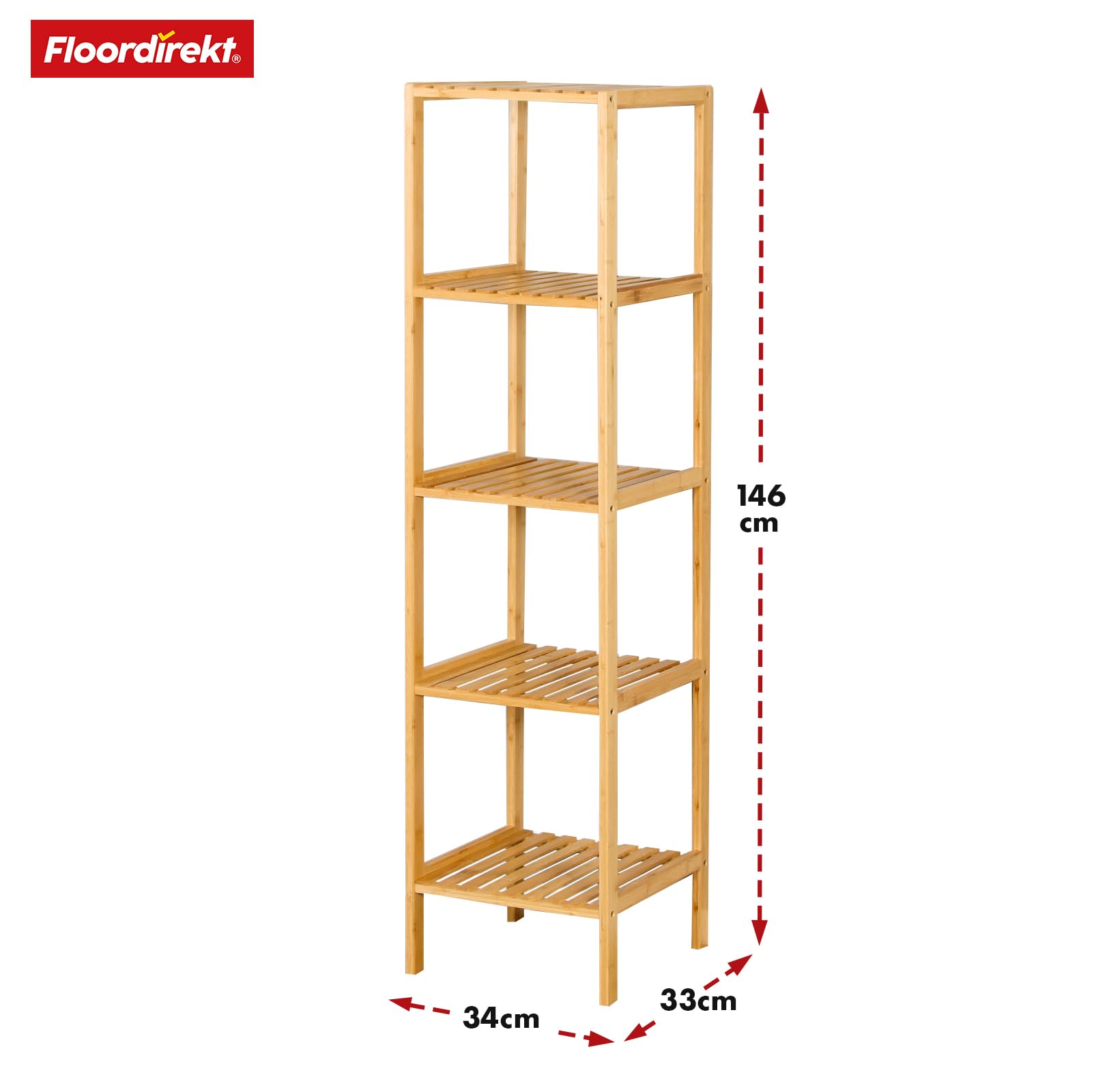 Kylen Tier Bamboo Bath Shelf | Pan Home Furnishings