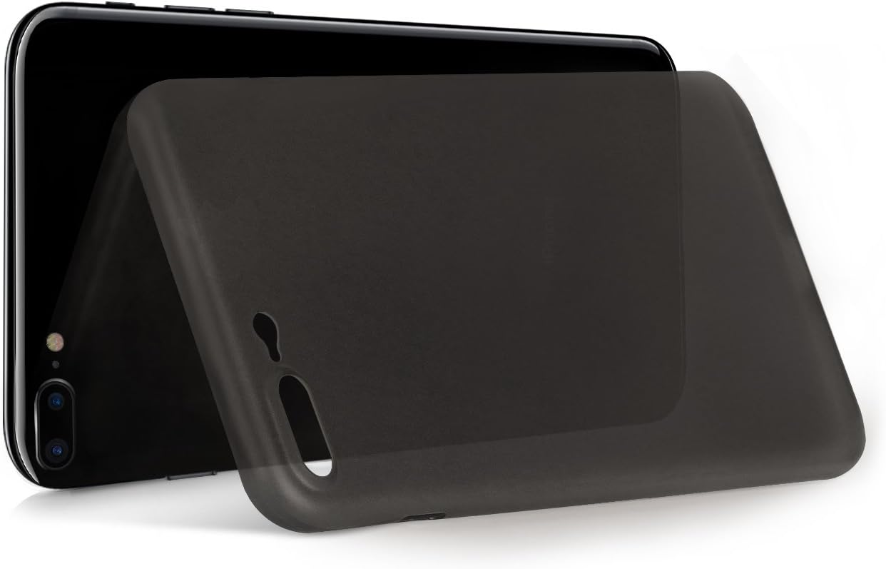 TOZO for iPhone 7 Plus/iPhone 8 Plus Case PP World's Thin Protect Case 5.5 inch. Matte Black