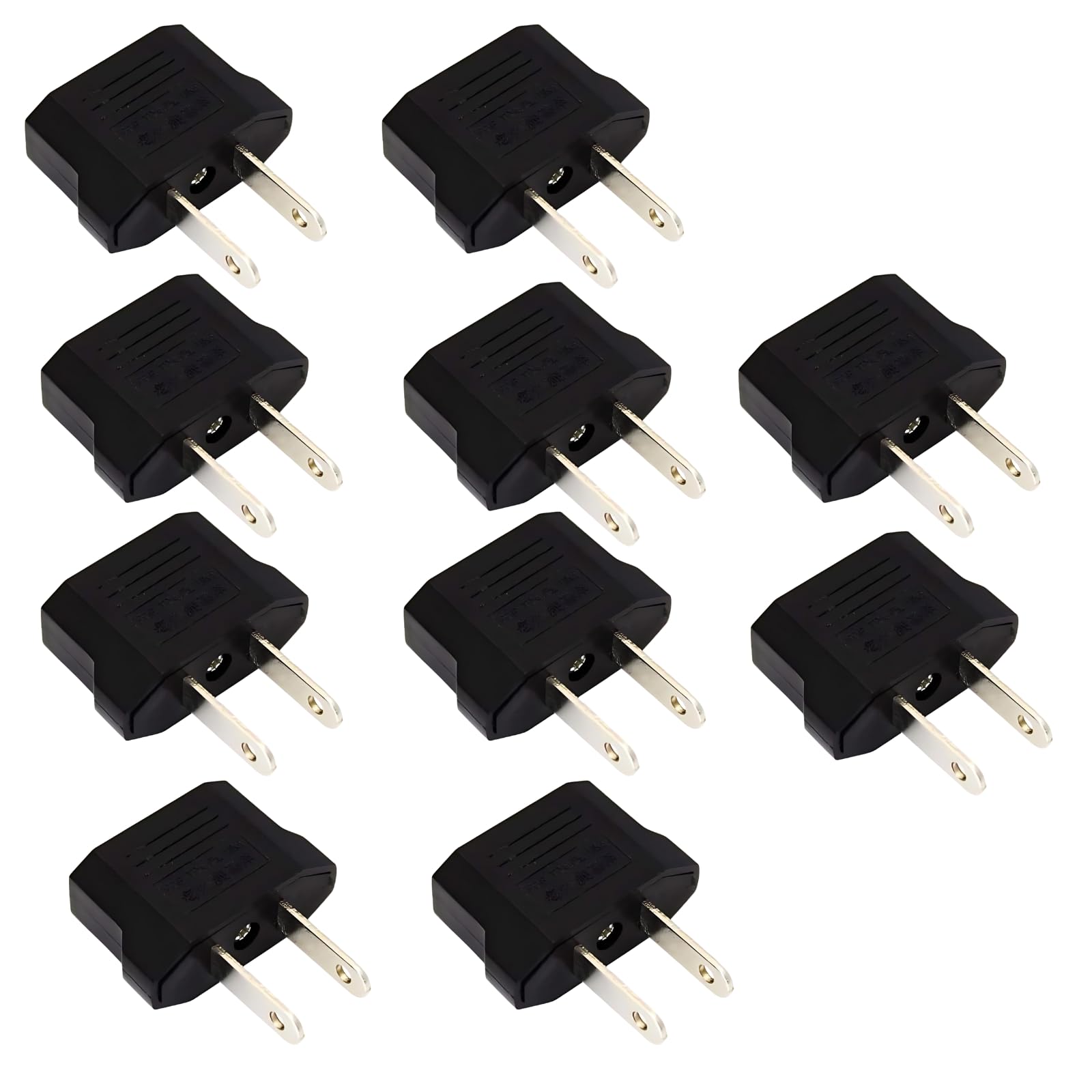 2-Pin Flat to Round US Conversion Plug, Compact Electrical Adapter for Home and Travel Use, Durable and Easy to Use (Pack of 2) — Amazon image 12