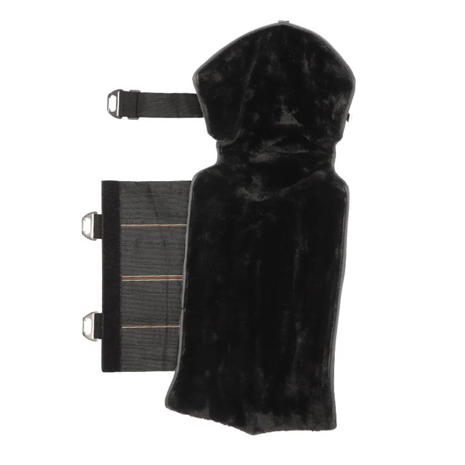 Tablier Scooter, Protection Jambe Scooter 1 paire de genouillères chaudes Utilisation adaptée pour moto, protège-jambes en polyuréthane, coupe-vent, épais et moelleux(Black Long)