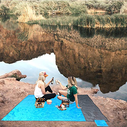 Honelife Esteira de acampamento À Prova D 'Água Cobertor de Praia Ao Ar Livre Portátil Piquenique C
