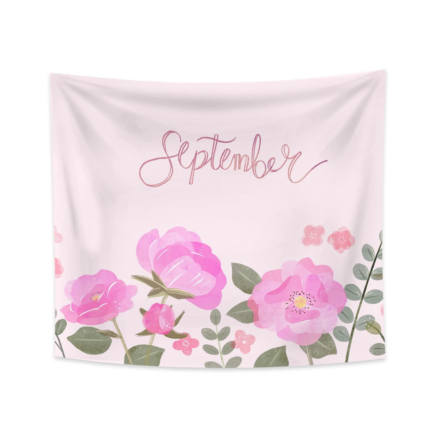 絵画/タペストリー september Amazon.co.jp: 月順のタペストリー 9月 長月 Septemberアート