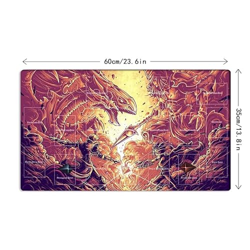 New Mlikemat Playmat Dark Magician Ccg Tcg Trading Card Game Mat + Free Bag (Zd014-200-A) #TOP4