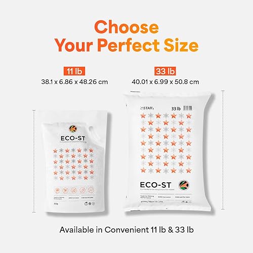 Vista 8 de Eco-St Derretidor de Hielo Seguro para Hormigón - De Acción Rápida - Derretidor de Nieve Anticorrosivo Seguro para Mascotas - Efectivo a -30℉ (5kg)