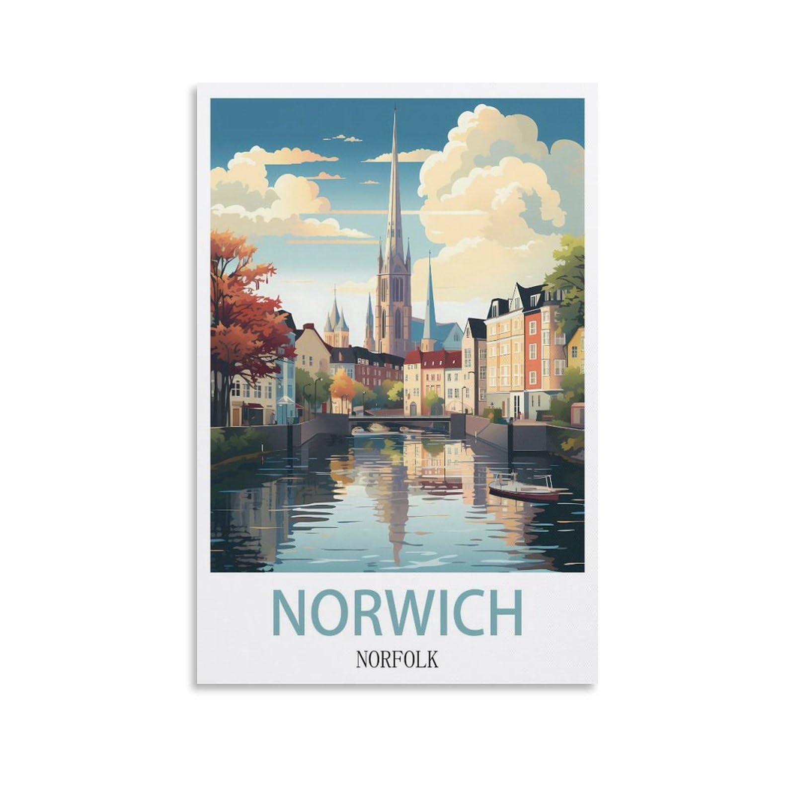 Vintage Metal Tin Sign Funny Retro,Norwich Norfolks,Decoration for Home Wall Art Kitchen Bar Pub Room Farm Garage Vintage Retro Poster Plaque 15x30cm