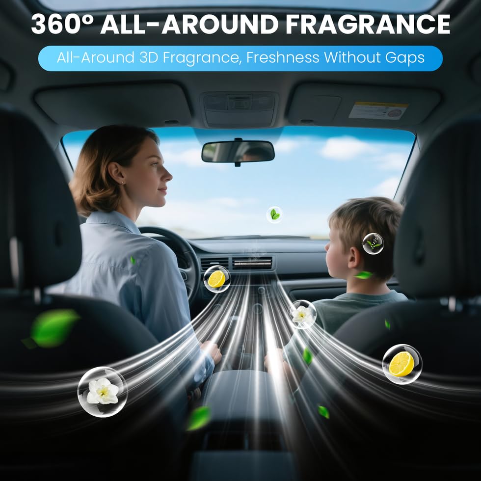 Car Air Freshener Diffuser Car Perfume Diffusers Vent Clips for Essential Oils Universal Automotive Fragrance Decoration Accessories Gift — view 7