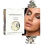 KARIZMA Superstar Glitter. 10g Chunky Face, Hair, Eye and Body for Women. Rave, Festival Accessories, Cosmetic Makeup. Loose Set