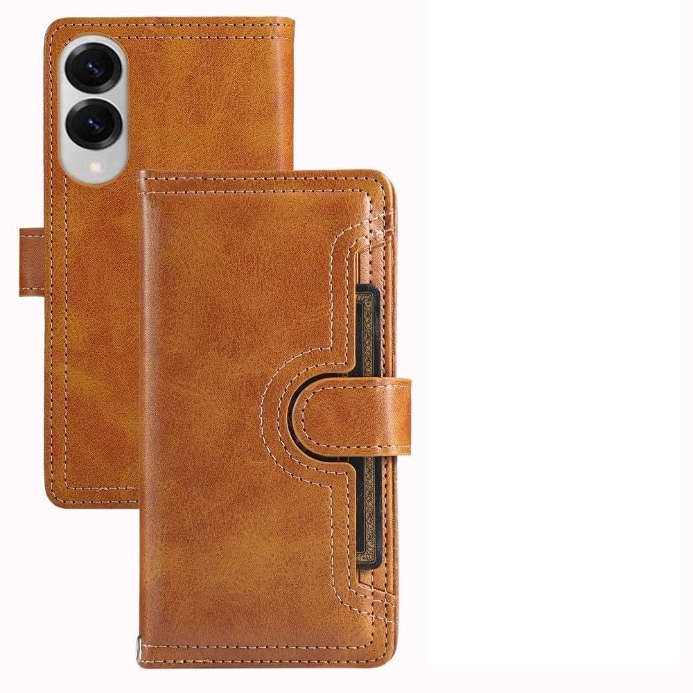 Étui Samsung S21 Plus à rabat double portefeuille en cuir - 6