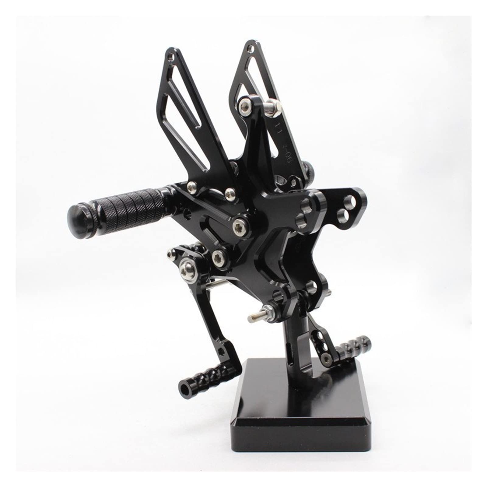 カワサキZx10r 2011-2020 2016用,ペダルとフットレスト,マットブラック