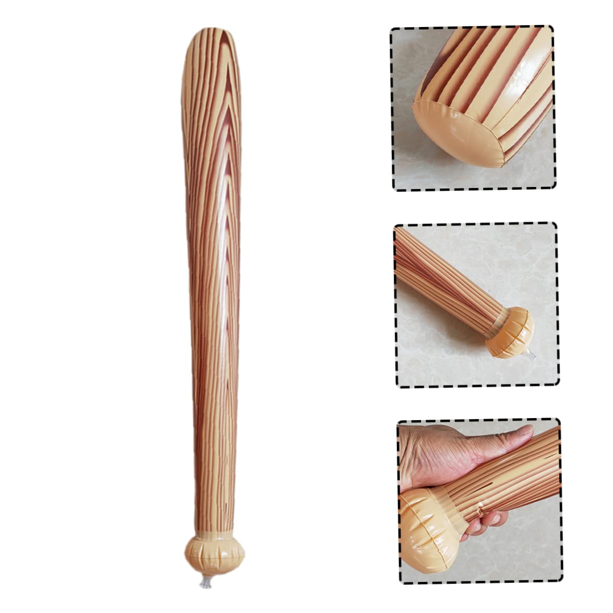 6piezas Bate Beisbol Inflable De Porristas Juguete De Fiesta Accesorio De Animación Unidades