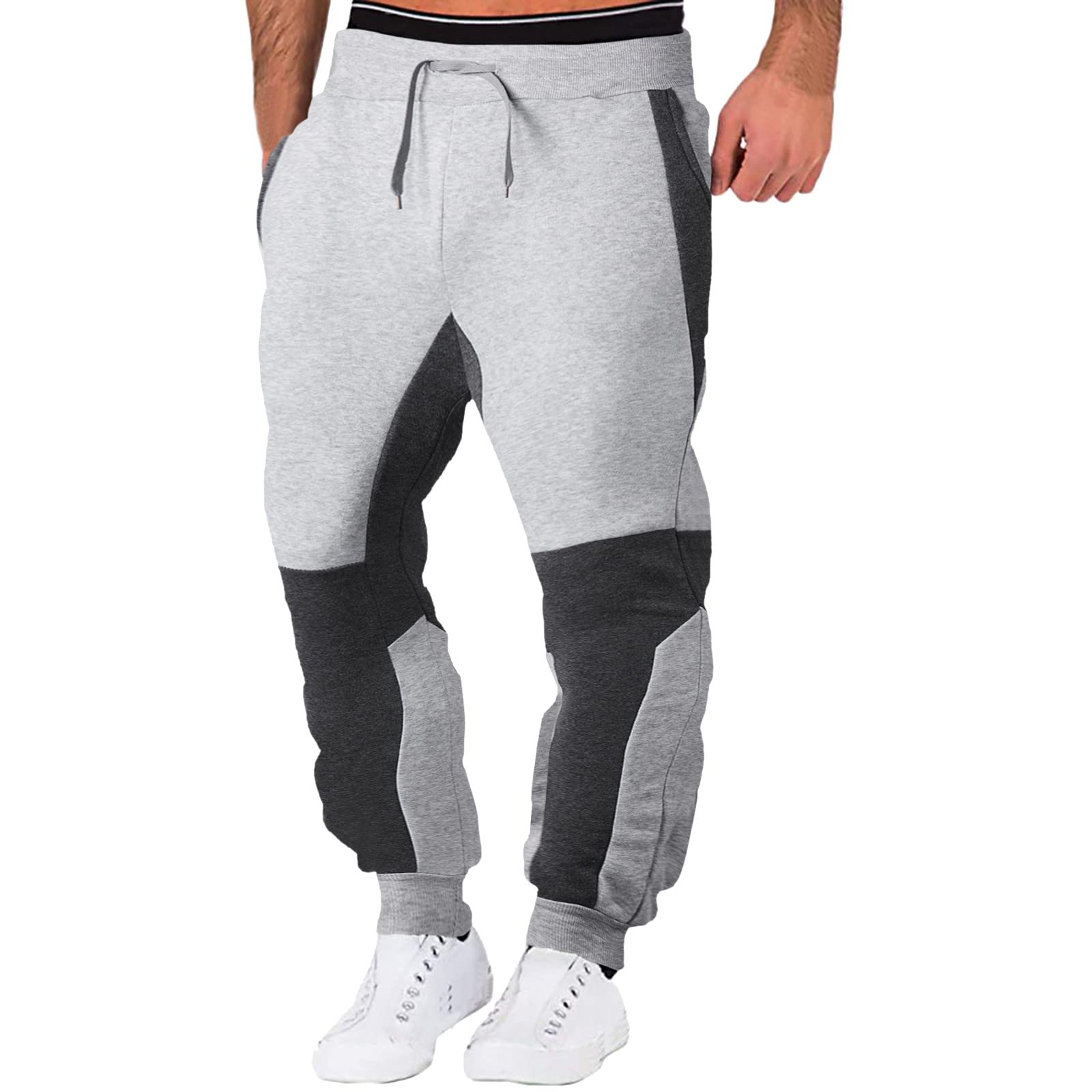 Men's Grey Sweatpants For Sweatpants Athletic Sweat Pants For Lightweight Gym Athletic Jogger Pants(,Xx-Large)