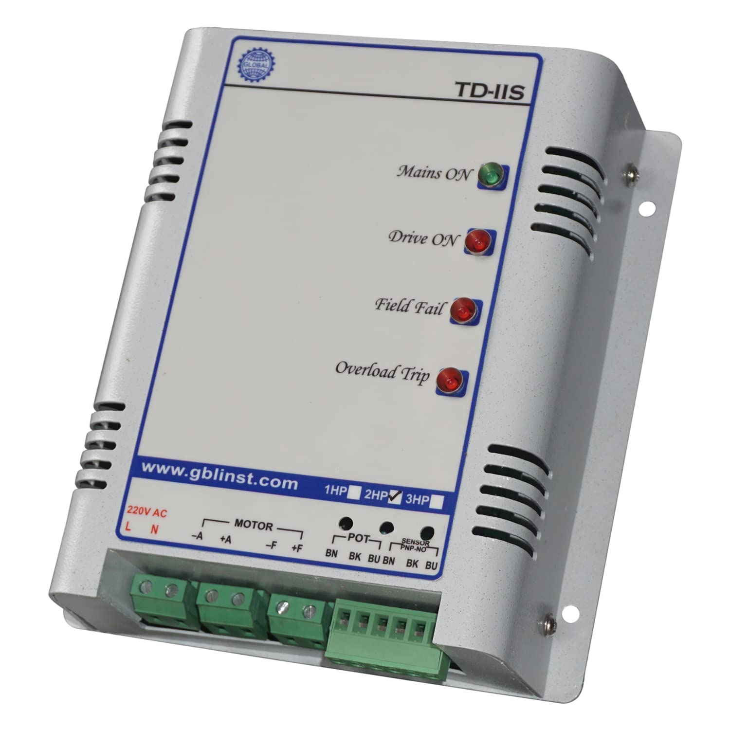 Global TD-IIS 2HP DC Motor Drive, Pot on Terminal, I/P 220V AC (with POT) (B0BNX9PR21) Amazon Price History, Amazon Price Tracker