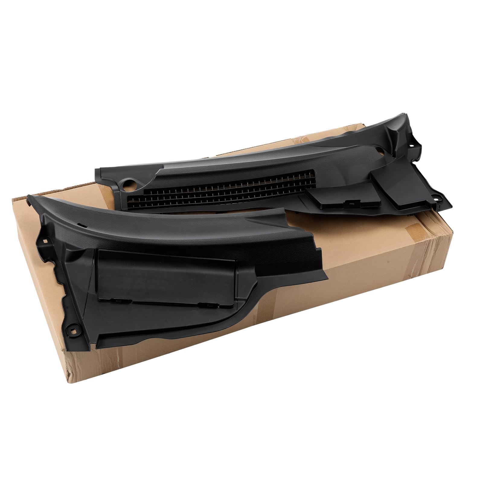 Windschutz Windlaufabdeckung Vorne Links & Rechts Kompatibel mit MINI Cooper R55 R56 R57, Abdeckung Windlauf Windschutz Regenabweiser 51132751209 5113275121