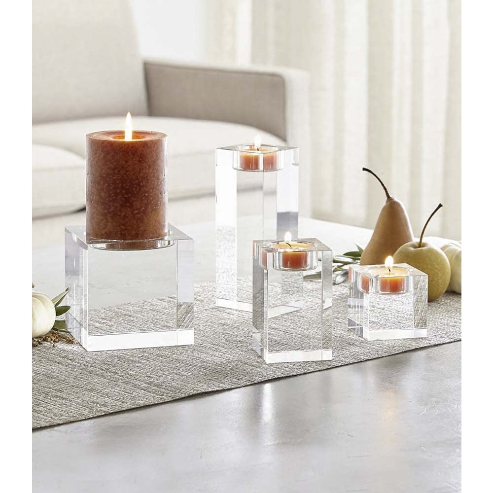 キャンドルホルダーキャンドル立てクリスタルガラス燭台蝋燭立て