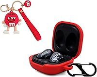 Vista 1 de Bonita funda de silicona para Samsung Galaxy Buds Live/Buds pro/Buds2/Buds 2 pro/Buds FE Funda inalámbrica Bluetooth para auriculares con dije a