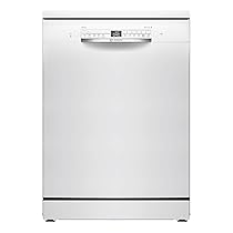 Bosch SMS2HTW06E Serie 2, Lavastoviglie Smart da libera installazione, 13 coperti, Cestelli personalizzabili, Motore Eco EcoSilence Drive, Bianco, 60 cm.