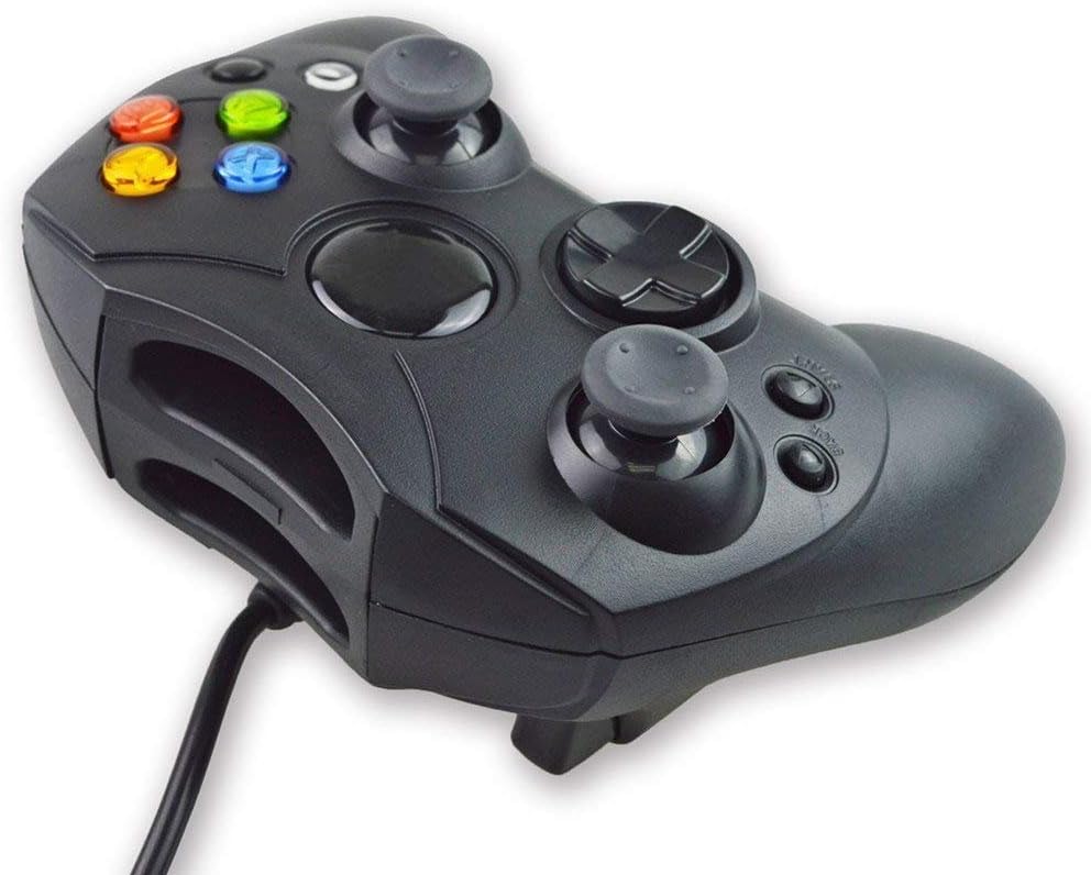 Mekela Classic wired Controller Gamepad Joysticks for Xbox S Type console (1black) image 3
