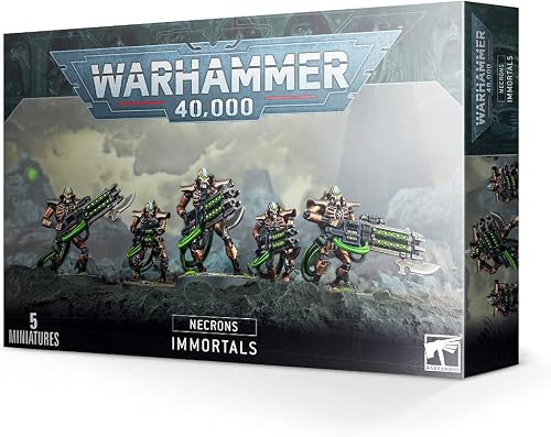 Games Workshop 99120110035" Warhammer 40,000 Necron Immortals/Deathmarks Game, 5 years to 99 years