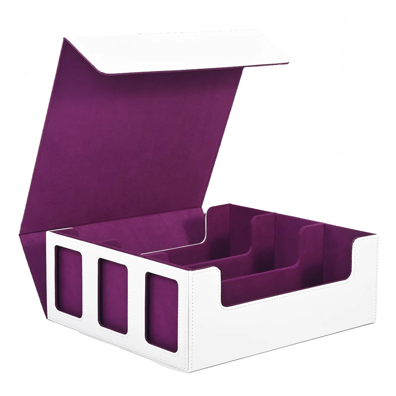 Deck Box Caja for guardar cartas coleccionables y barajas con ventana de exhibición