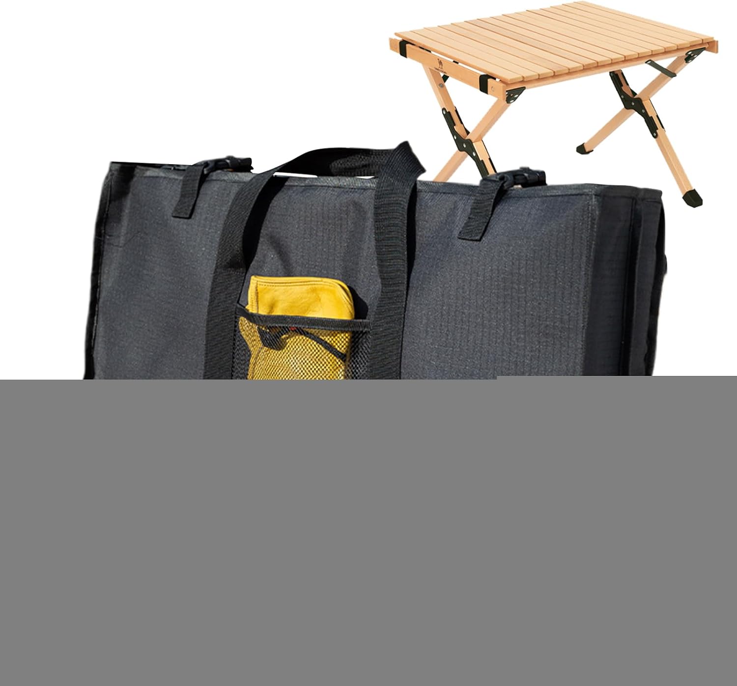 Folding Table Carrying Bag - Oxford Cloth Organizer Storage Bag for Dining Table | Multi-Purpose Large Space Camping Kitchen Picnic Container for Backpacking, Hiking, BBQ