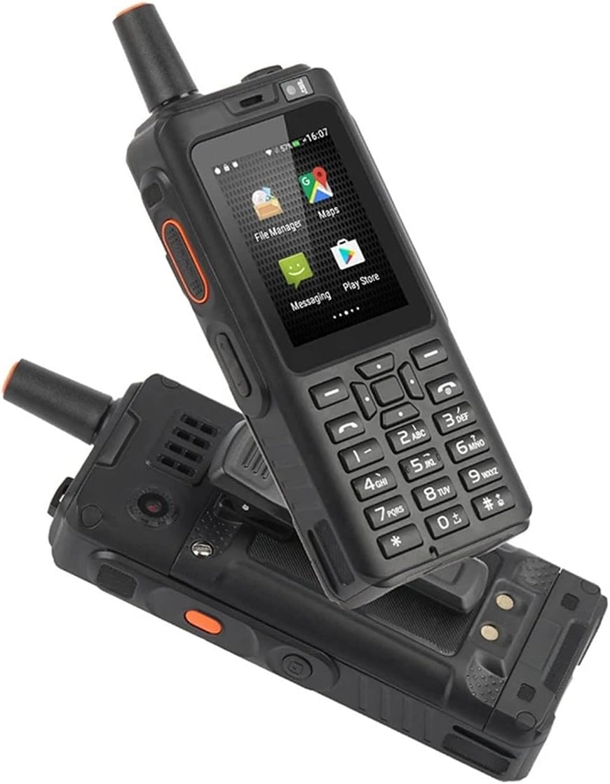 Front and back view of the UNIWA F40 Zello Transceiver Smartphone