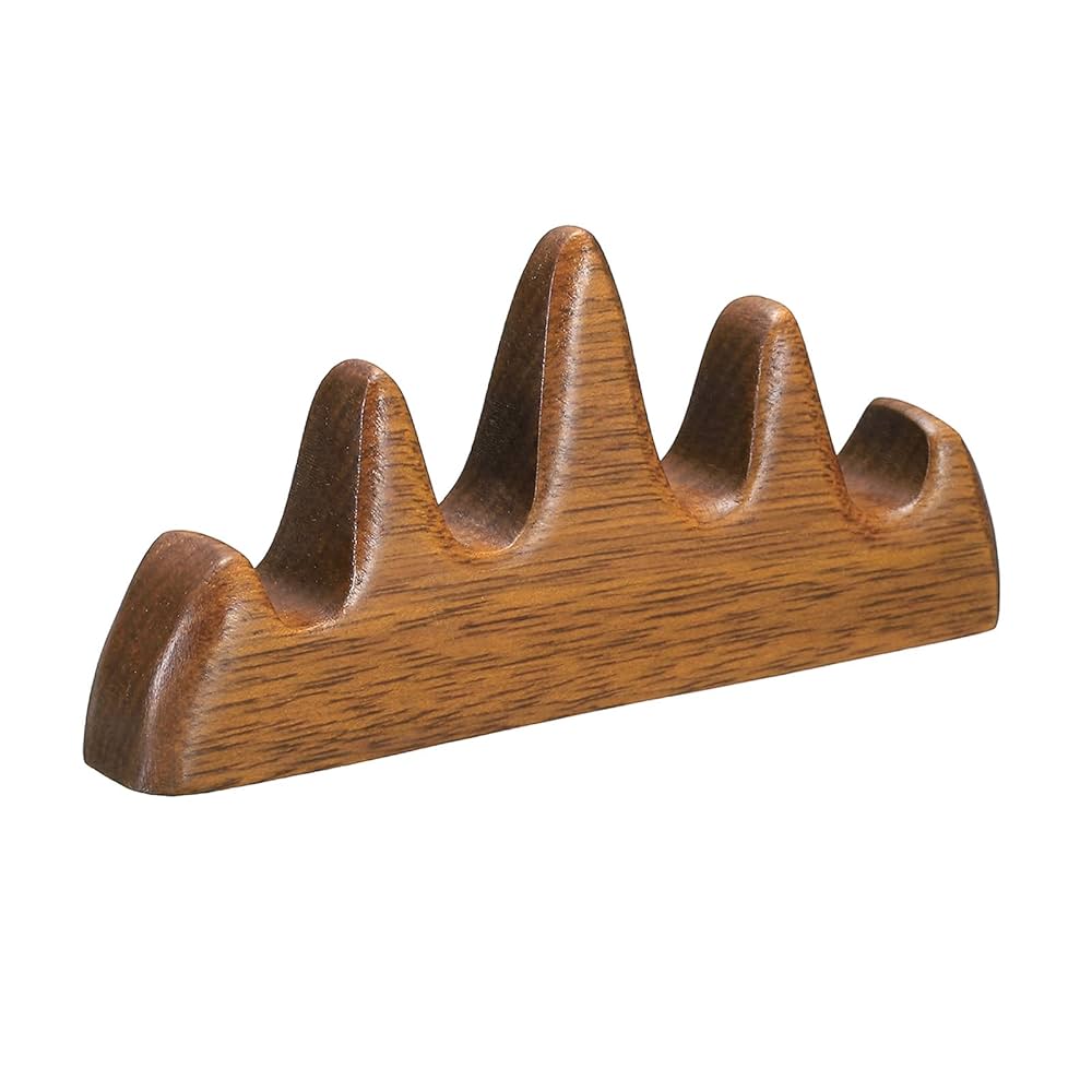 Amazon.co.jp: PATIKIL 書道筆立て 4ポート 木製中国書道筆