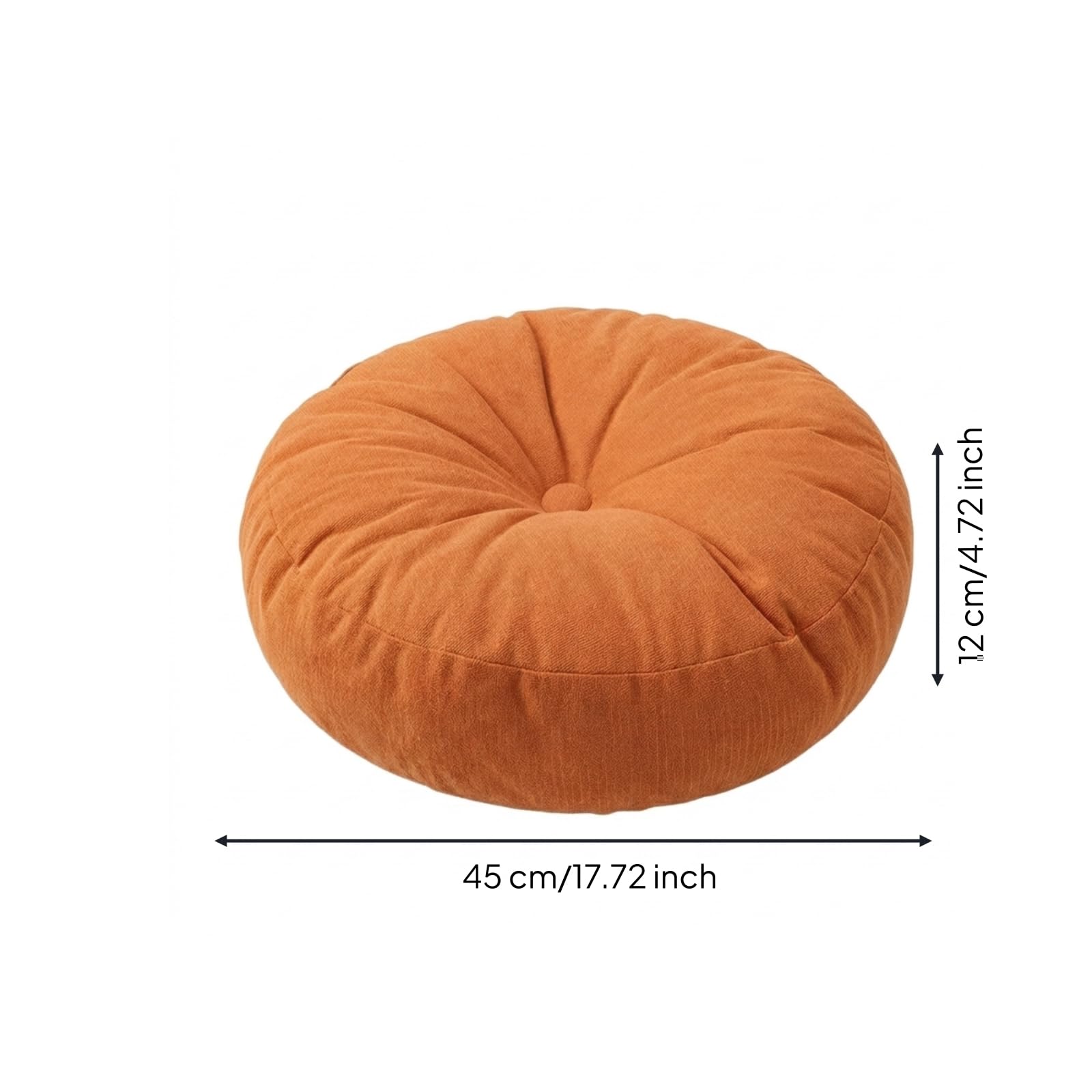 rockible Cojín Tatami Acolchado Cojín Suelo Chenilla Cómodo para Meditación, Color to 9, Diámetro 50 50cm No Desmontable
