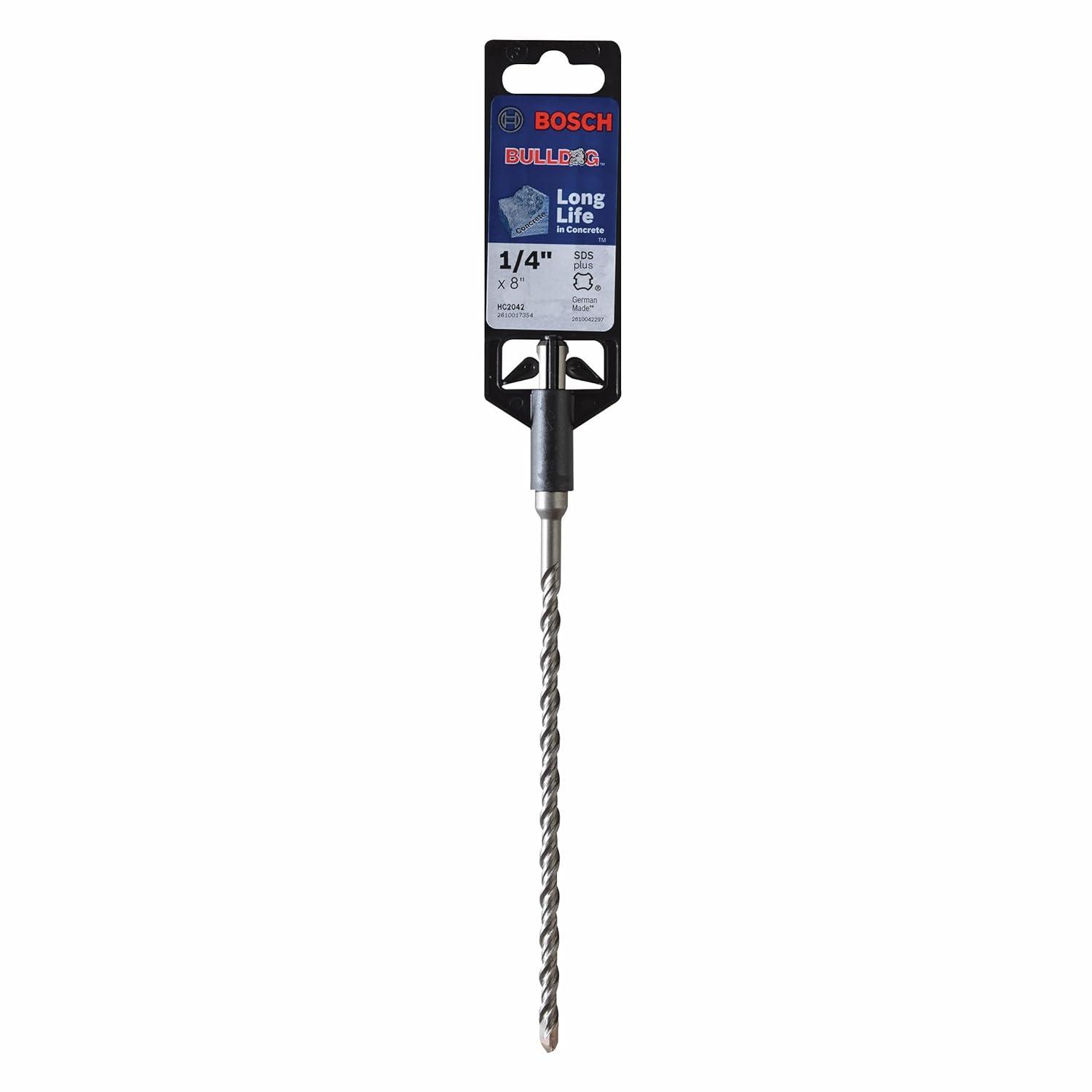 BOSCH HC2042 1/4 in. x 6 in. x 8 in. Bulldog SDS-Plus Rotary Hammer Bit