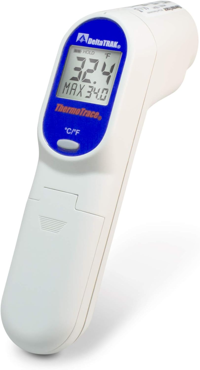DeltaTrak 15041 ThermoTrace Infrared Gun Thermometer with laser 12:1