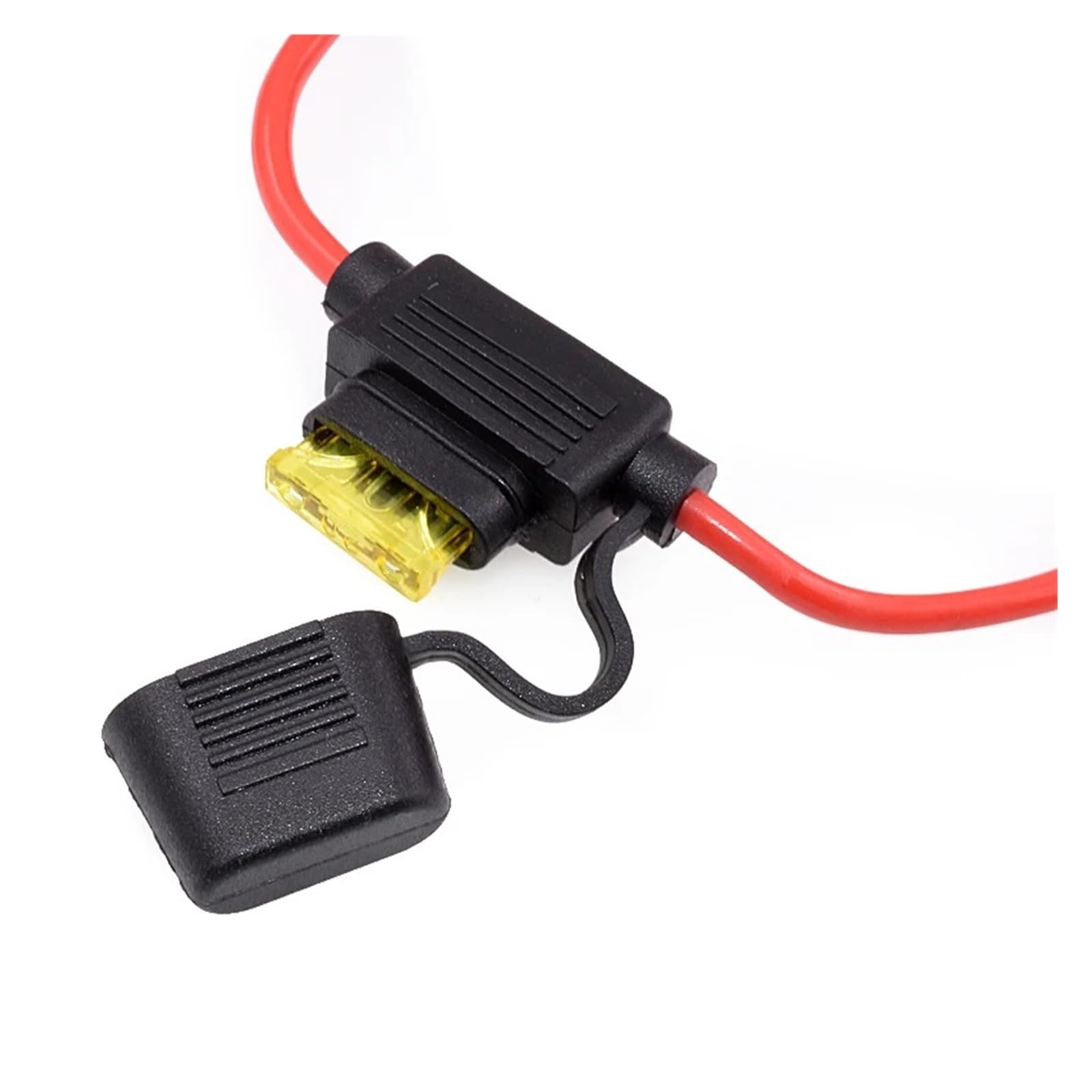 Portafusibile impermeabile 32 V piccolo e medio 18/16/14/12/10AWG e lama auto 2A 3A 5A 7. 10A 15A 20A 25A 30A 35A 40A (20A, Medium 1 coppia, 14 AWG)