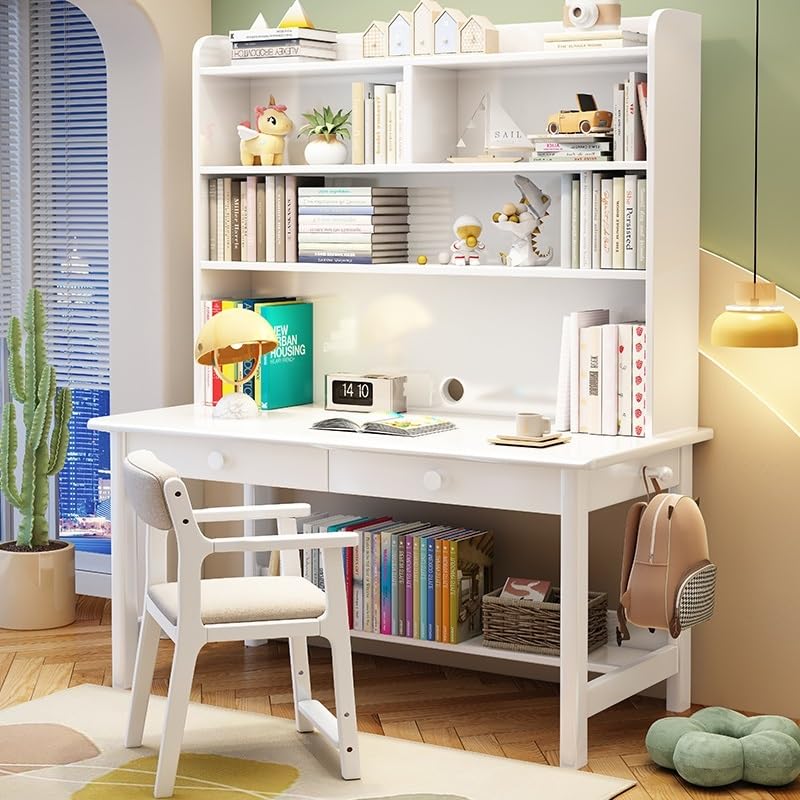 Sweetcrispy Scrivania Piccola Per Computer 81 Cm – Design Minimalista – Struttura In Metallo E Piano In Legno – Portata 80 Kg