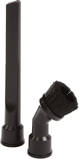 WORKSHOP Wet/Dry Vacs Vacuum Accessories WS16012A Dual-Fit Crevice Tool/ Dusting Brush Shop Vacuum Attachments For Use With Shop Vacuum 1-1/4 and 1-7/8-Inch Hose