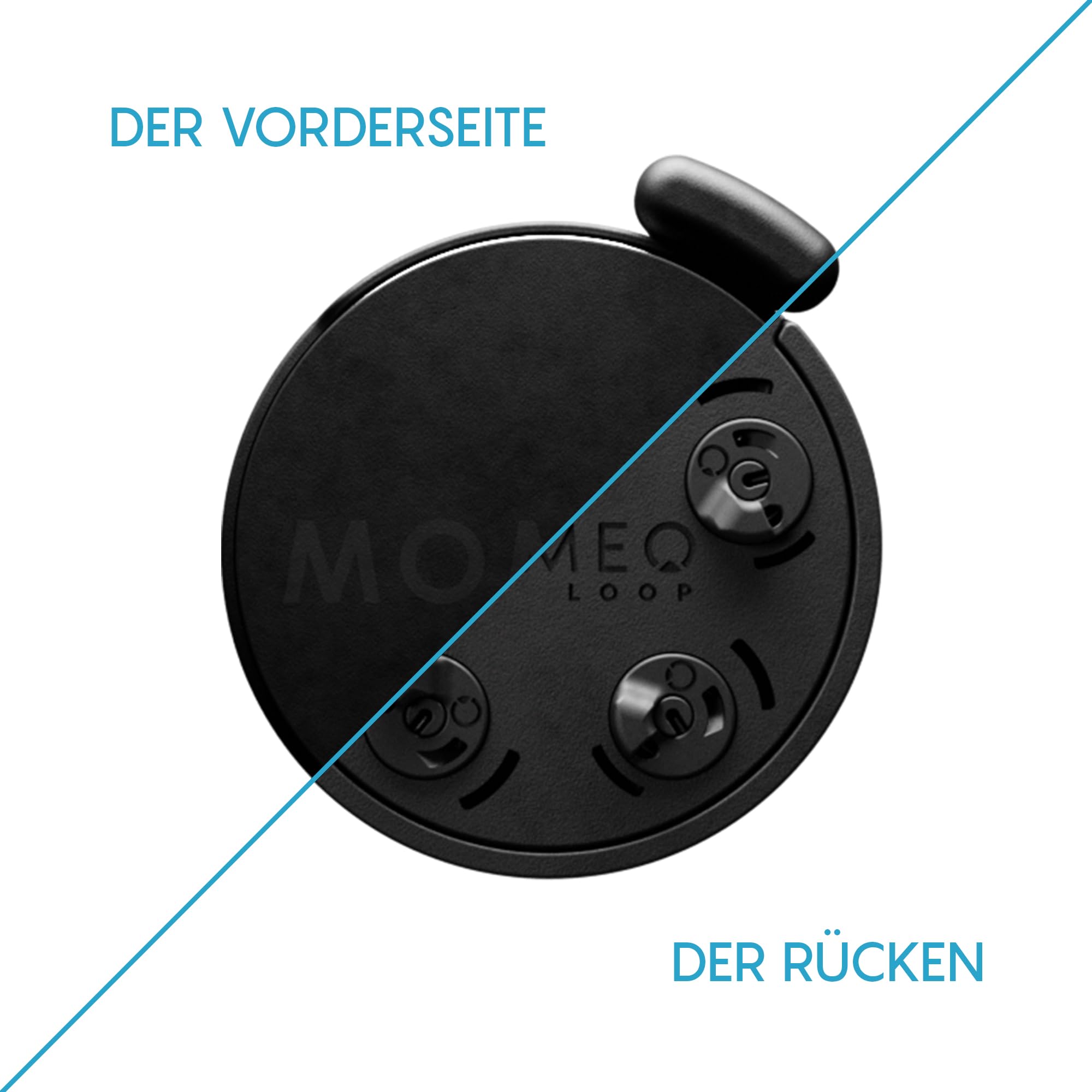 LUMEO MoMag Mini Soporte Universal para Teléfonos Móviles para Tejidos y Textiles, Dispositivo de Soporte para Teléfono Móvil para Cama, Asiento Trasero de Coche, Soporte para Auriculares