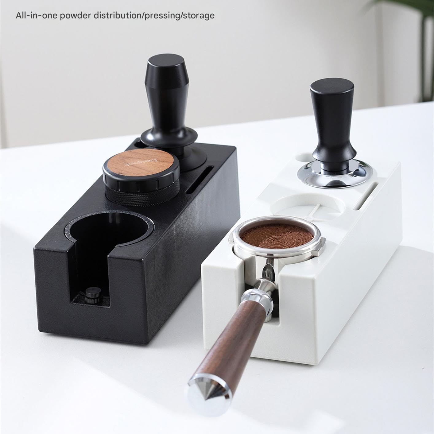 Plataforma profesional de café y herramienta de nivelación, estación de prensado y distribuidor de café, accesorios profesionales