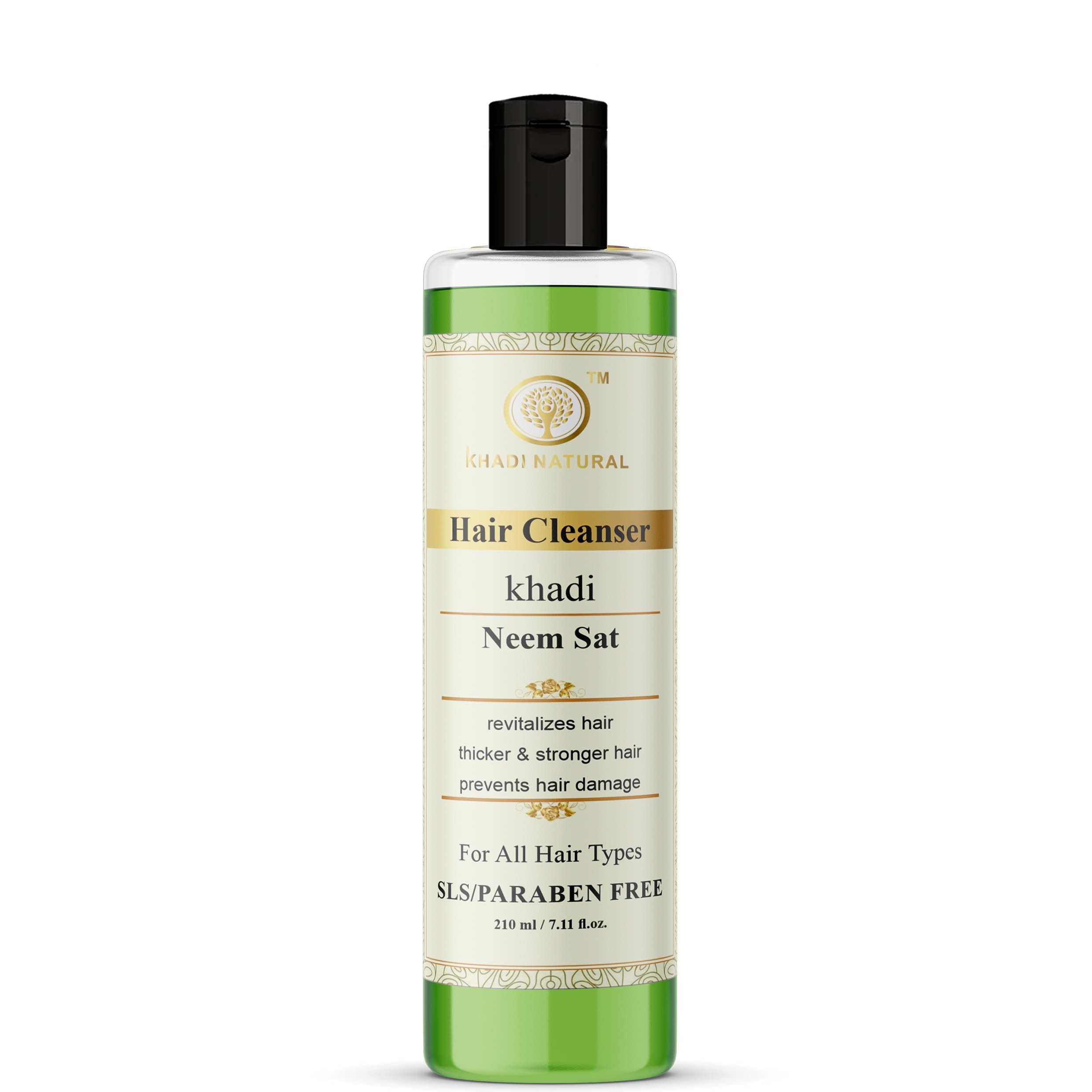 Econature Neem Sat Hair Cleanser (Shampoo), 210ml (Neem Sat, Pack 1)