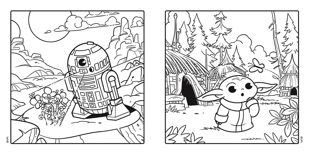 Star Wars: A Cute and Cosy Colouring Book