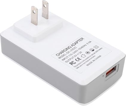 Fockety Mini UPS Battery Backup, 2600mAh Computer Uninterruptible Power Supply with DC5V USB 2A Output, Home Router UPS for Modem, Security Camera, Computer & Network Devices US Plug
