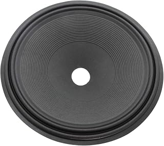 Fielect 12 inches Paper Speaker Cone Subwoofer Cones Drum Paper 1.5 inches Inner Diameter with Cloth Surround 1Pcs