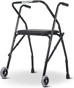 Amazon.com - Compact Folding rollator Walker, with Trigger Release and ...