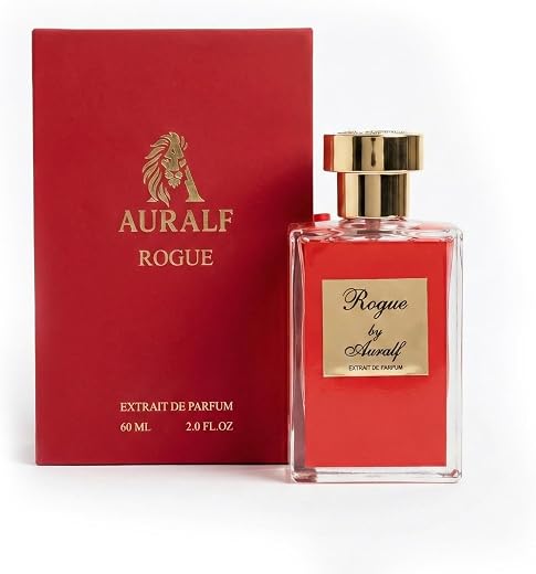 Auralf Rogue Extrait de Parfum, Unisex Luxury Fragrance with Tonka Bean, Amber and Oud, Long-Lasting Perfume, 60 ml