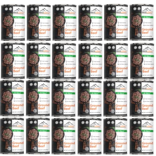 MOUNTAIN ESSENTIALS Ground Beef 14 Oz Fully Cooked Ready to