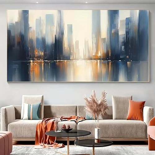 IHHGNB Canvas Poster, Modern Art, Abstract Color Art Canvas Painting Wall Pictures Artwork for Bedroom Living Room Decoration(70x140cm(28x55in)/No frame)