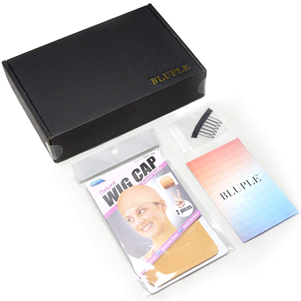 Platinum Blonde Lace Front Wig Short Bob Style White Blonde 60# Wavy Curly Synthetic Hair Side Part Half Hand Tied Replacement Full Wigs 12 Inches for Women Girls - Image 7