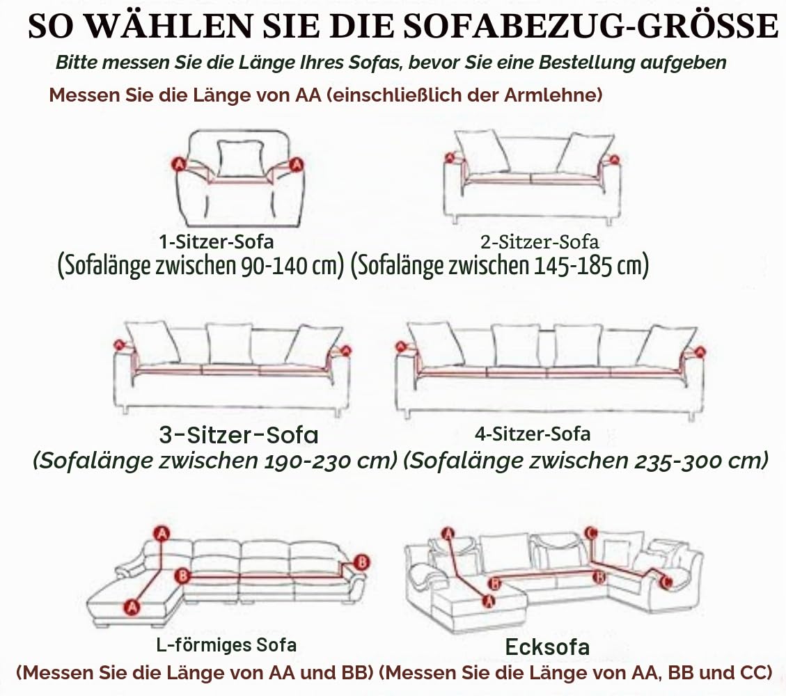 Verdickte Plüsch sofabezug, mit Kissenbezug für Wohnzimmer L-Form Chaiselongue-Sofa (2 Stück zu bestellen), elastische rutschfeste sofaüberwurf (Dark Grey,4-Seater 235-300cm)