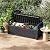 Patiowell 70 Gallon Plastic Storage Bench, Water-Resistant Deck Box for Patio Furniture, Garden Tools, Pool Storage and Outdoor Cushions, Black