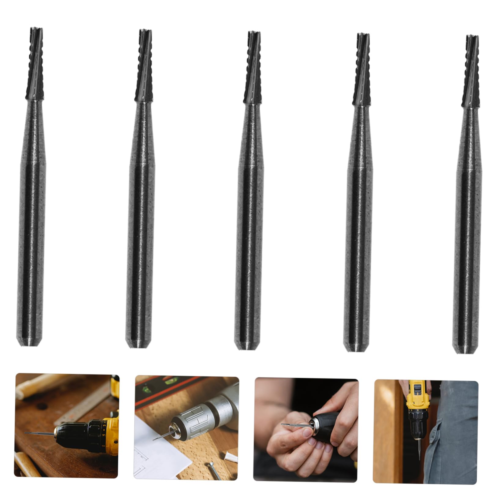 25piezas Brocas para Reparación De Parabrisas Herramienta Profesional De Perforación Carburo De Tungsteno Kit De Reparación De Daños Parabrisas para Chips y Grietas