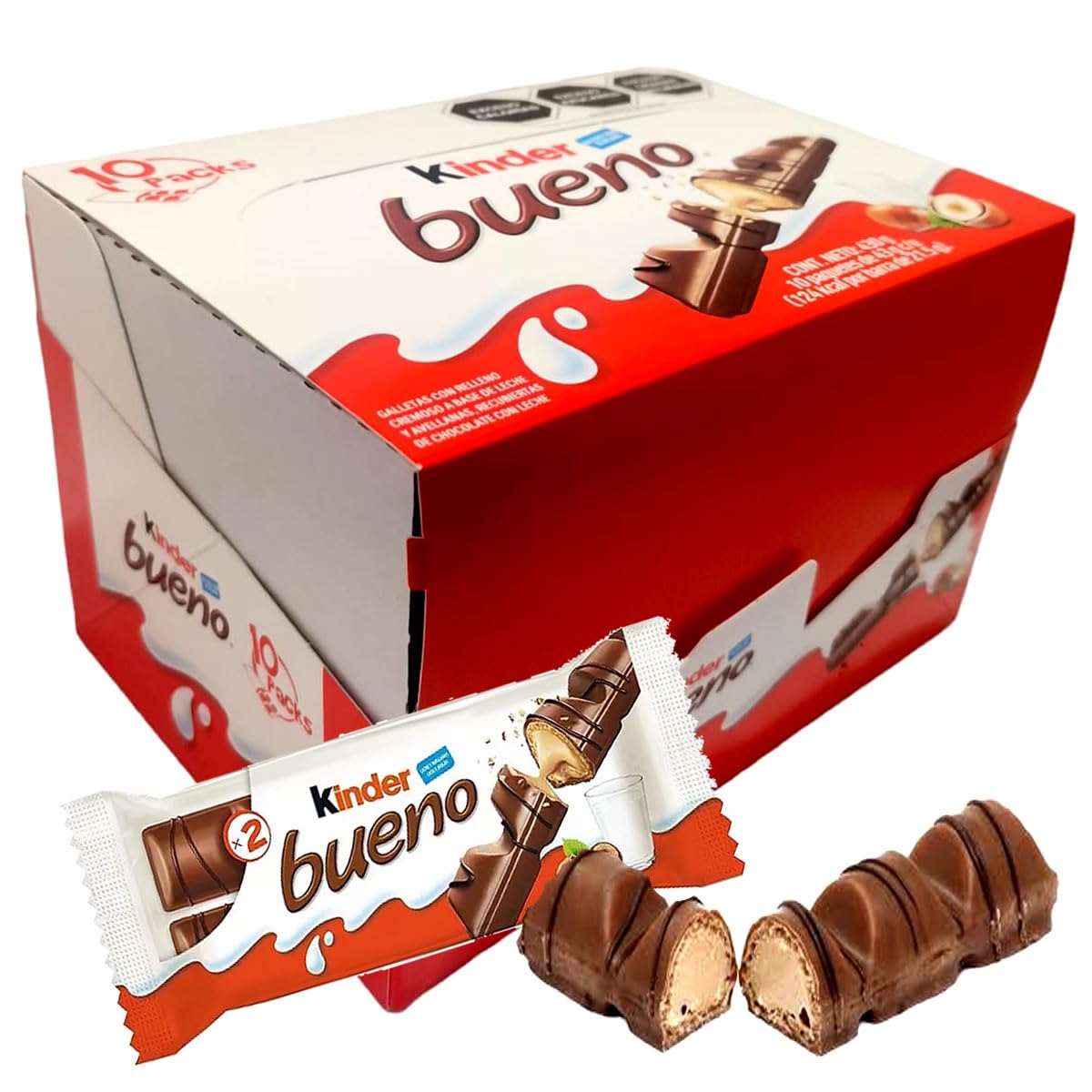 Kinder Bueno, Paquete de 10 x 43 g