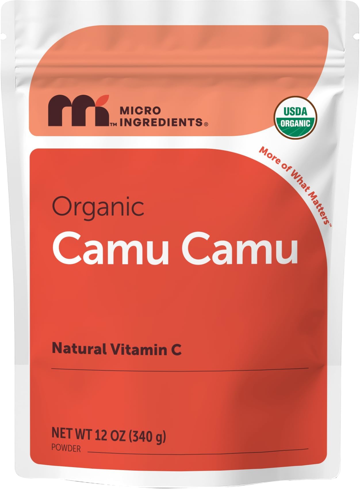 Micro Ingredients Peruvian Camu Camu Powder Organic, (Natural Vitamin C Powder), 8 Ounce, Strongly Supports Energy and Immune System, No GMOs and Vegan Friendly