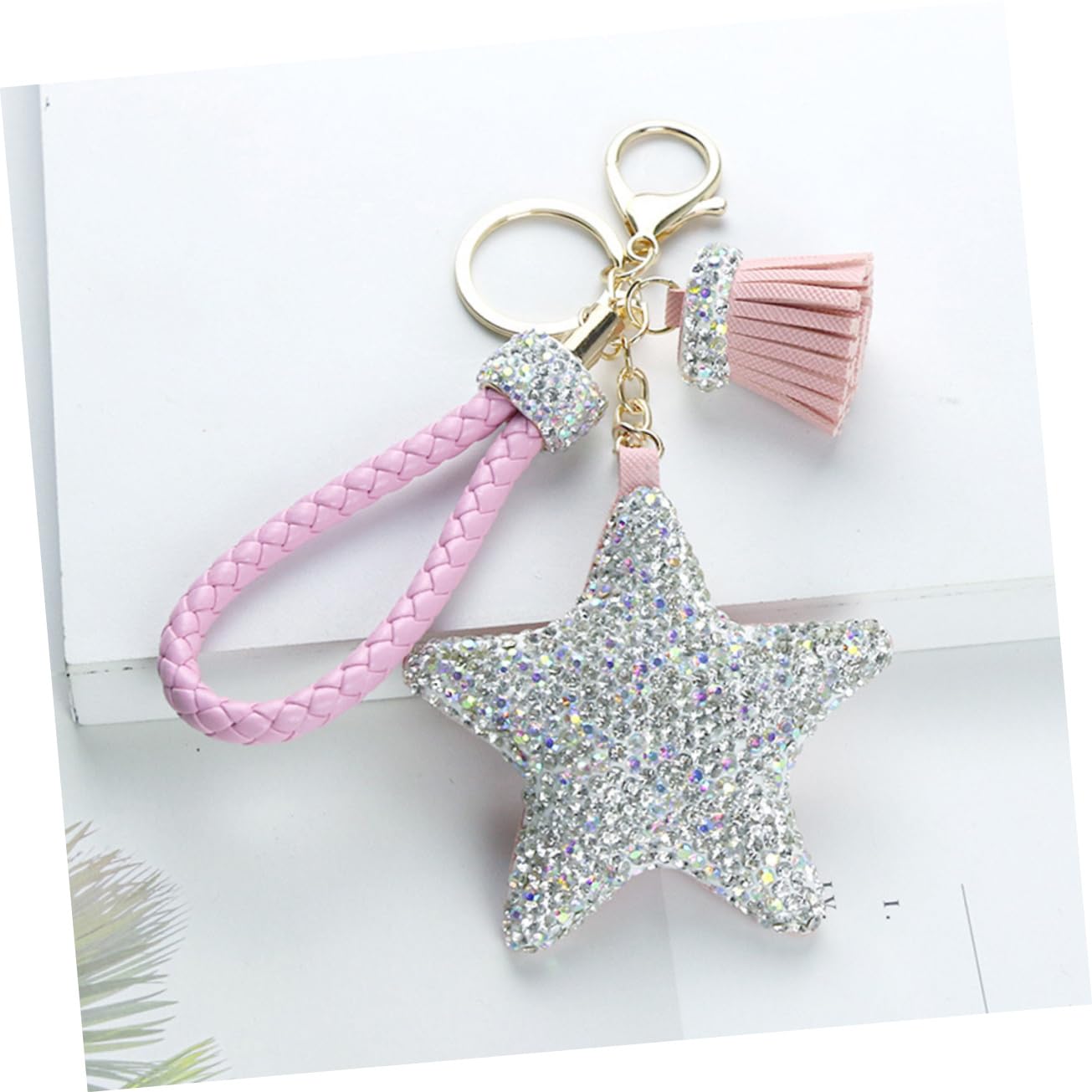 SHERCHPRY 2 colgantes de borla para bolso Miss